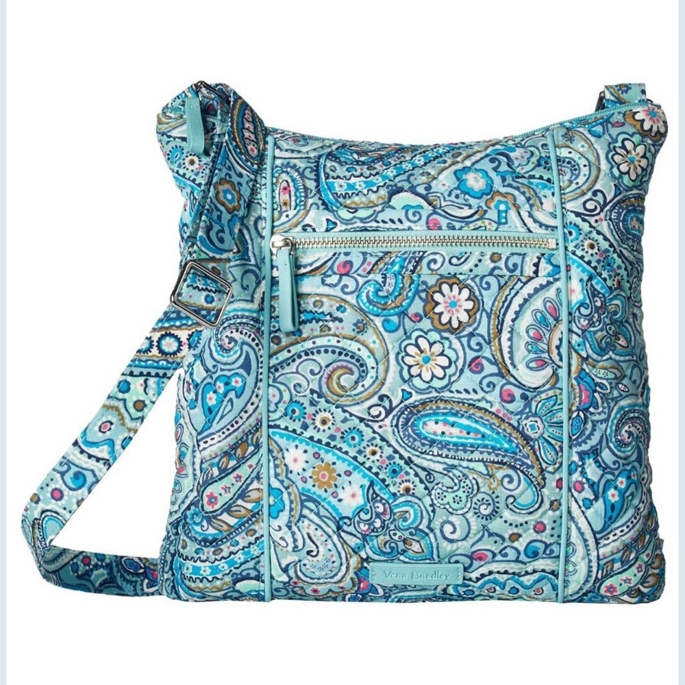 New VERA BRADLEY Daisy Dot Iconic Hipster Shoulder Bag